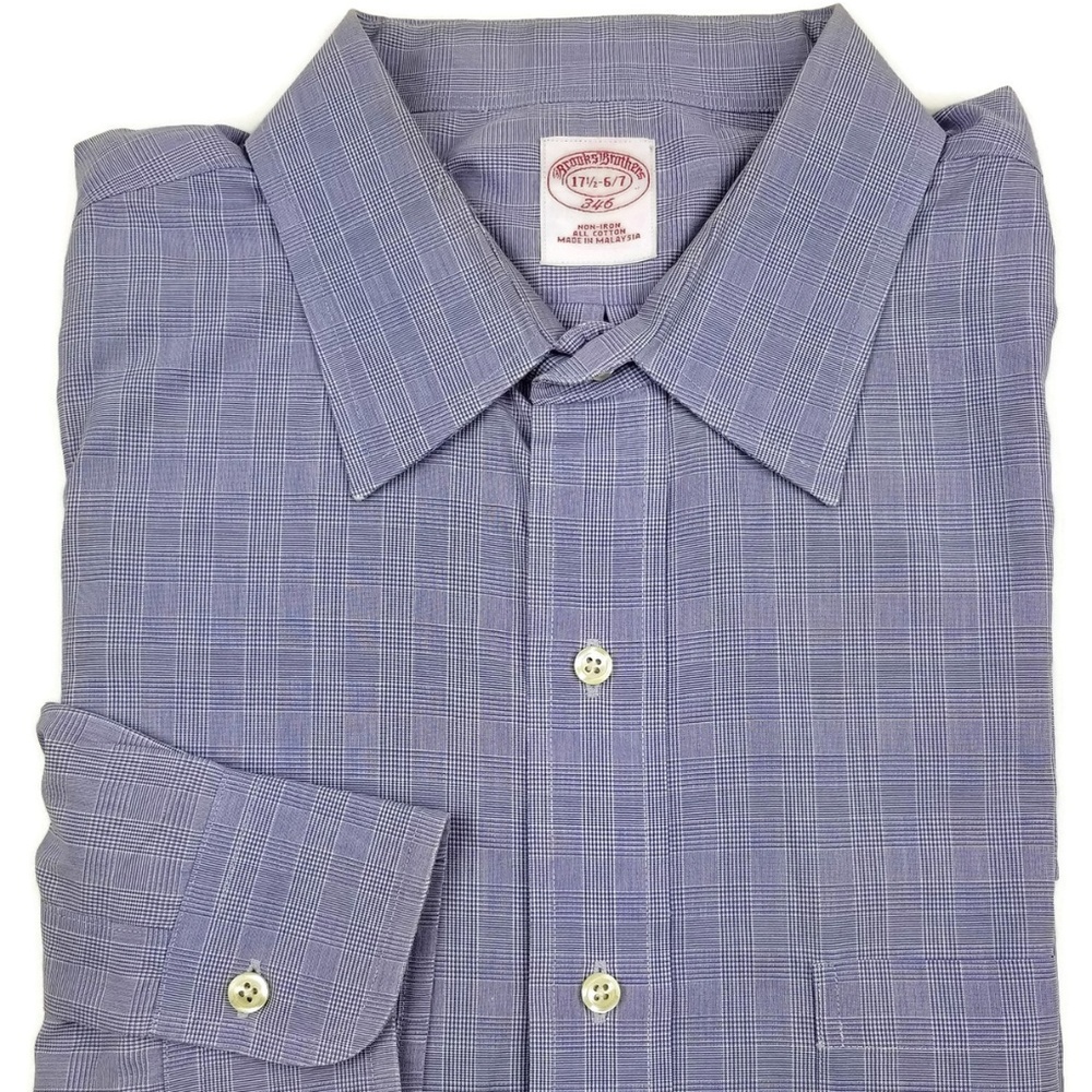 Brooks Brothers Non Iron Dress Shirt Sz 17.5 36/37